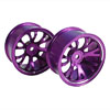 Purple Aluminum 7 Y-spoke Wheels 1 pair-5&deg;(1/10 Car)