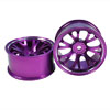 Purple Aluminum 7 Y-spoke Wheels 1 pair-5&deg;(1/10 Car)