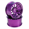 Purple Aluminum 7 Y-spoke Wheels 1 pair-5&deg;(1/10 Car)