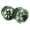 Titanium Color Aluminum 7 Y-spoke Wheels 1 pair-5&deg;(1/10 Car)