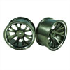 Titanium Color Aluminum 7 Y-spoke Wheels 1 pair-5&deg;(1/10 Car)