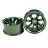 Titanium Color Aluminum 8-spoke Wheels 1 pair-6&deg;(1/10 Car)