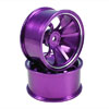 Purple Aluminum 9-spoke Wheels 1 pair-6°(1/10 Car) [8198P1]
