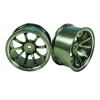 Titanium Color Aluminum 9-spoke Wheels 1 pair-6&deg;(1/10 Car)