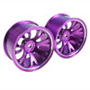 Purple Aluminum 7 Y-spoke Wheels 1 pair-6&deg;(1/10 Car)