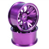 Purple Aluminum 7 Y-spoke Wheels 1 pair-6&deg;(1/10 Car)