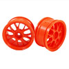 Orange 7 Y-Spoke Wheels 1 pair(1/10 Car, 3mm Offset)