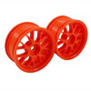 Orange 7 Y-Spoke Wheels 1 pair(1/10 Car, 3mm Offset)