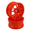 Orange 6 Y-Spoke Wheels 1 pair(1/10 Car, 3mm Offset)