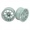 White 6 Y-Spoke Wheels 1 pair(1/10 Car, 9mm Offset)