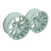 White 6 Y-Spoke Wheels 1 pair(1/10 Car, 9mm Offset)