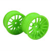 Green 7 Y-Spoke Wheels 1 pair(1/10 Car, 3mm Offset)