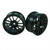 Black 7 Y-Spoke Wheels 1 pair(1/10 Car, 3mm Offset)
