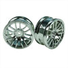 Silver 7 Y-Spoke Wheels 1 pair(1/10 Car, 3mm Offset)