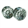 Silver 7 Y-Spoke Wheels 1 pair(1/10 Car, 9mm Offset)