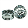 Silver 7 Y-Spoke Wheels 1 pair(1/10 Car, 9mm Offset)