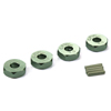 Titanium Color Aluminum Wheel Adaptors with Pins - 4mm [57814T]