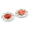 Red Aluminum Wheel Adaptors w/ inseparate brake disc [57821R]