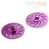 Purple Aluminum Wheel Adaptors w/ separate brake disc（Large）(2PCS)