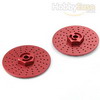 Red Aluminum Wheel Adaptors w/ separate brake disc（Large）(2PCS) [57823LR]