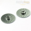 Titanium Color Aluminum Wheel Adaptors w/ separate brake disc（Large）(2PCS)