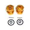 Golden Aluminum Wheel Adaptors [57882A]