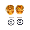 Golden Aluminum Wheel Adaptors