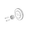 Engine flywheel w/nut & pin(For LEO engine) [30119]