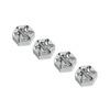 Savage Silver Aluminum 1/8 Drive Adaptors with Pins [SAV035S]