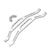 T-MAXX Silver Aluminum Upper Plate Brace [TMX004S]