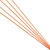 Fluorescent Orange Antenna Pipe w/ Cap[Ø3.15*Ø1.7*380mm]-5PCS [56411O]