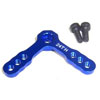 Blue Aluminum Light Weight 24T Right-angled Heavy Duty Servo Arm for HITEC Servo [56616B]