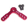 Red Aluminum Light Weight 24T Right-angled Heavy Duty Servo Arm for HITEC Servo [56616R]