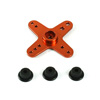 Orange Aluminum Cross Servo Arm