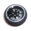 Black Aluminum Pistol Transmitter Steering Wheel[10 Y-spoke] [56801K]