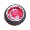 Red Aluminum Pistol Transmitter Steering Wheel[18 spoke] [56803R]