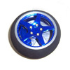 Blue Aluminum Pistol Transmitter Steering Wheel[5-spoke] [56804B]