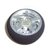 Silver Aluminum Pistol Transmitter Steering Wheel[5-spoke] [56804S]