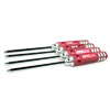 Red Knurling Hexagon Wrench Set mm(1.5mm, 2.0mm, 2.5mm, 3.0mm) [60119R]