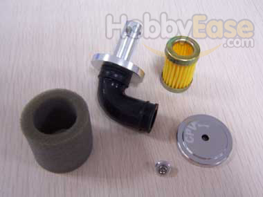Aluminum 1/8 Air Filter with Paper Filter
