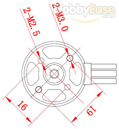 OB2833-05 Outrunner Brushless Motor