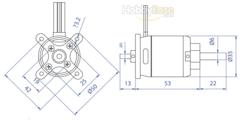 Outrunner Brushless Motor