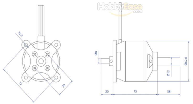 Outrunner Brushless Motor