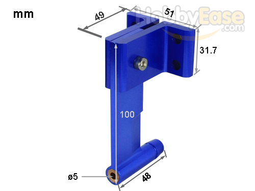 flex shaft strut for rc boat