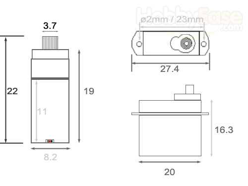 Servo Size