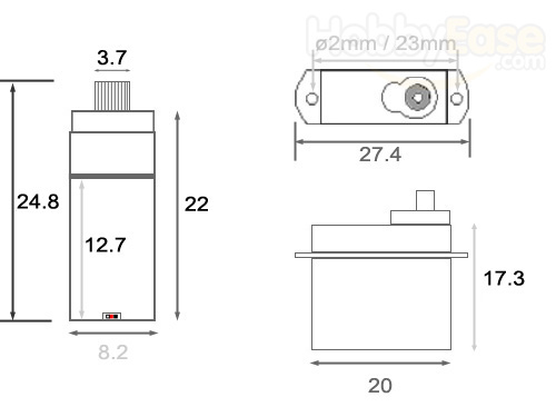 Servo Size